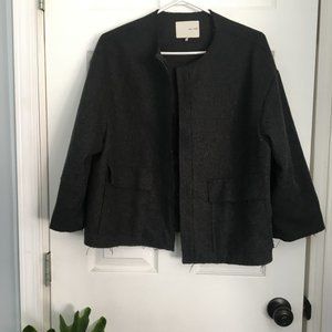OAK + FORT cropped jacket